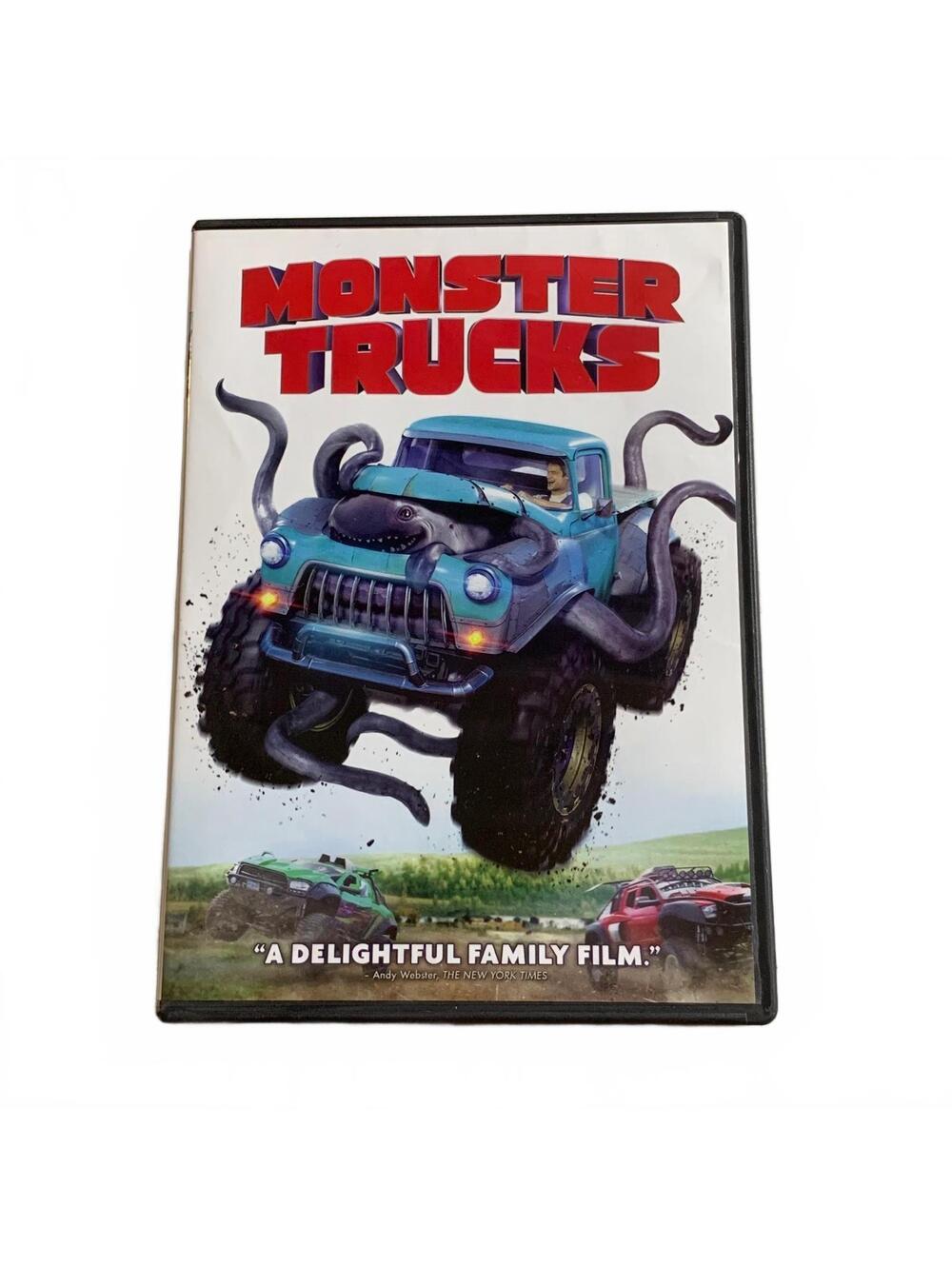 Monster Trucks DVD 2016 Widescreen PG Family Adventure Comedy Movie